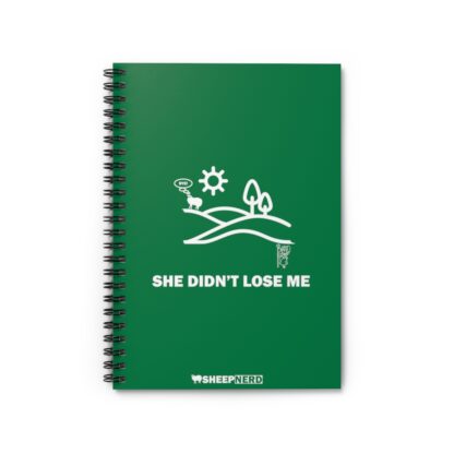 SHE DIDN'T LOSE ME Spiral Notebook - Ruled Line