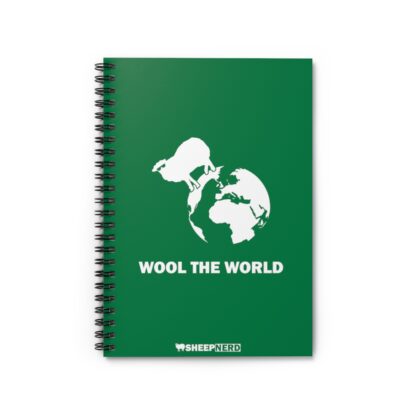 WOOL THE WORLD Spiral Notebook - Ruled Line