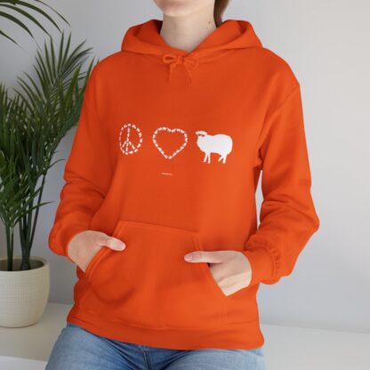 PEACE LOVE SHEEP Unisex Heavy Blend™ Hooded Sweatshirt - Image 39