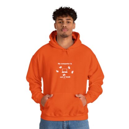 MY COMPUTER IS OUT OF RAM Unisex Heavy Blend™ Hooded Sweatshirt - Image 20