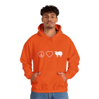 PEACE LOVE SHEEP Unisex Heavy Blend™ Hooded Sweatshirt - Image 33