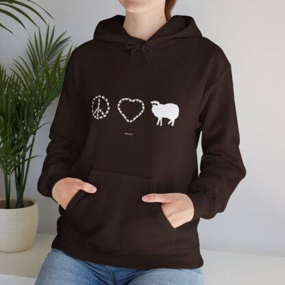 PEACE LOVE SHEEP Unisex Heavy Blend™ Hooded Sweatshirt - Image 52