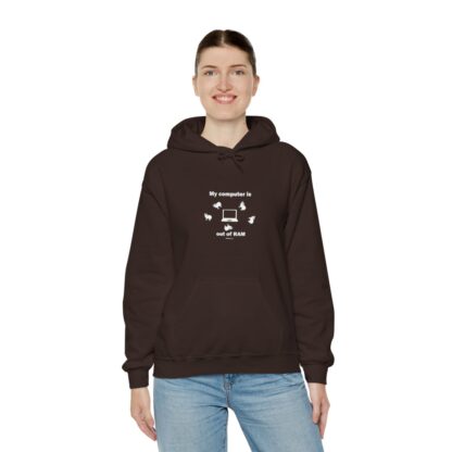 MY COMPUTER IS OUT OF RAM Unisex Heavy Blend™ Hooded Sweatshirt - Image 34