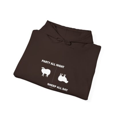 PARTY ALL NIGHT SHEEP ALL DAY Unisex Heavy Blend™ Hooded Sweatshirt - Image 30