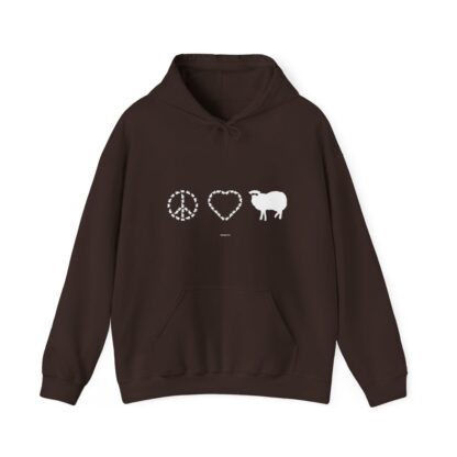 PEACE LOVE SHEEP Unisex Heavy Blend™ Hooded Sweatshirt - Image 40