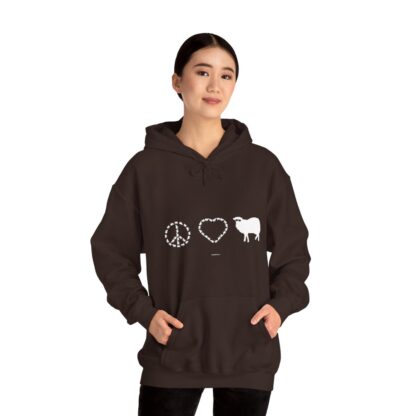 PEACE LOVE SHEEP Unisex Heavy Blend™ Hooded Sweatshirt - Image 45