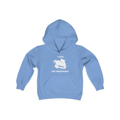 I LOVE THE EWENIVERSE Youth Heavy Blend Hooded Sweatshirt - Image 17