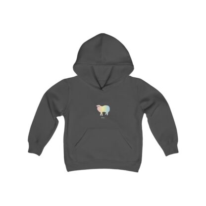 Cotton Candy Sheep Youth Heavy Blend Hooded Sweatshirt - Image 9