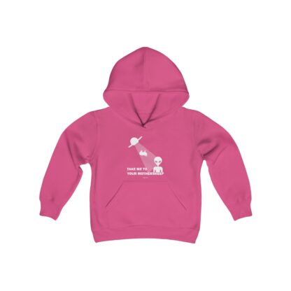 TAKE ME TO YOUR MOTHERSHEEP Youth Heavy Blend Hooded Sweatshirt - Image 27