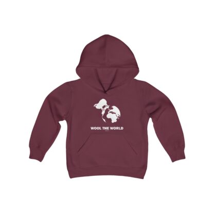 WOOL THE WORLD Youth Heavy Blend Hooded Sweatshirt - Image 11