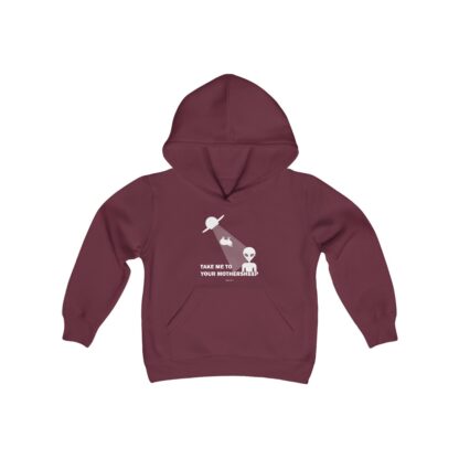 TAKE ME TO YOUR MOTHERSHEEP Youth Heavy Blend Hooded Sweatshirt - Image 11