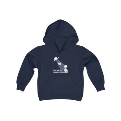 TAKE ME TO YOUR MOTHERSHEEP Youth Heavy Blend Hooded Sweatshirt - Image 21