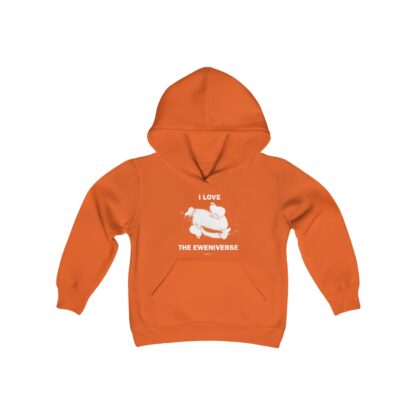 I LOVE THE EWENIVERSE Youth Heavy Blend Hooded Sweatshirt - Image 7