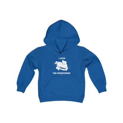 I LOVE THE EWENIVERSE Youth Heavy Blend Hooded Sweatshirt