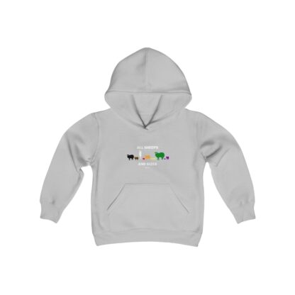 ALL SHEEPS AND SIZES Youth Heavy Blend Hooded Sweatshirt - Image 5