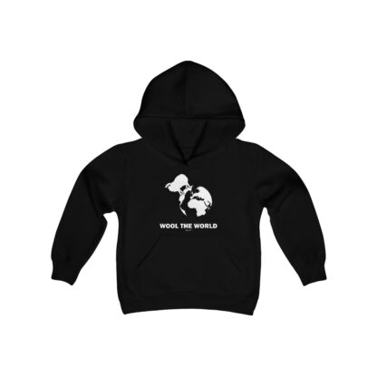 WOOL THE WORLD Youth Heavy Blend Hooded Sweatshirt - Image 3