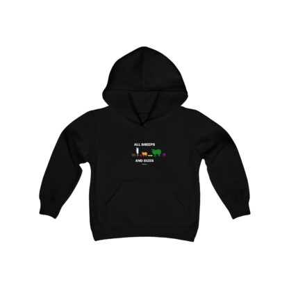 ALL SHEEPS AND SIZES Youth Heavy Blend Hooded Sweatshirt - Image 3