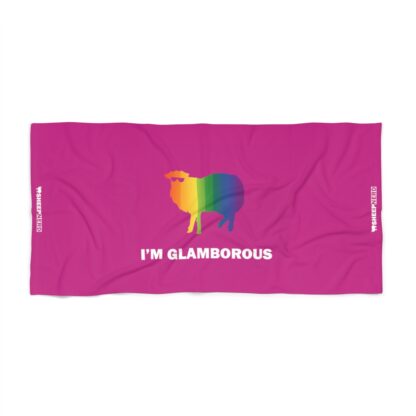 I'M GLAMBOROUS Beach Towel - Image 3