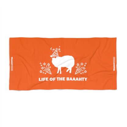 LIFE OF THE BAAAHTY Beach Towel - Image 3