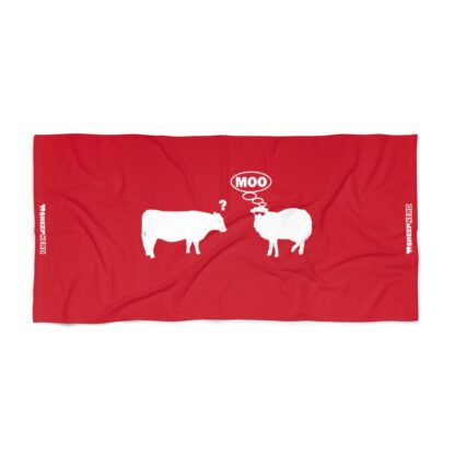 MOO Sheep Beach Towel - Image 3