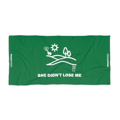 SHE DIDN'T LOSE ME Beach Towel - Image 3