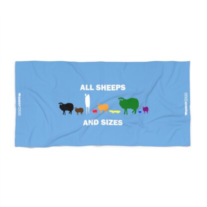 ALL SHEEPS AND SIZES Beach Towel - Image 3