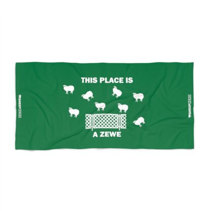 THIS PLACE IS A ZEWE Beach Towel - Image 3