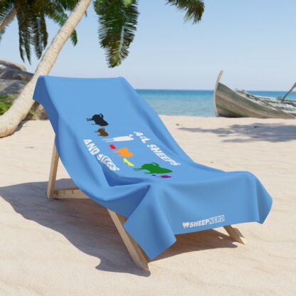 ALL SHEEPS AND SIZES Beach Towel - Image 2