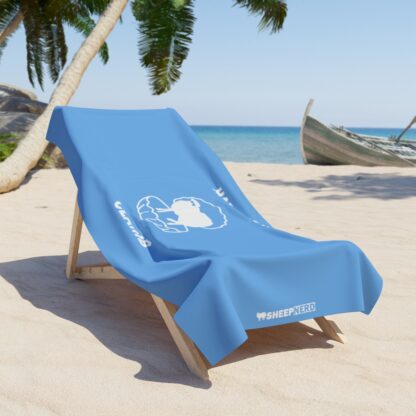 HAPPY AS A CLAMB Beach Towel - Image 2