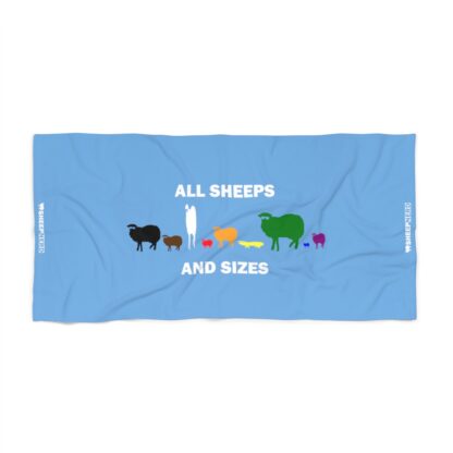 ALL SHEEPS AND SIZES Beach Towel