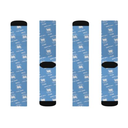 HAPPY AS A CLAMB Sublimation Socks - Image 6