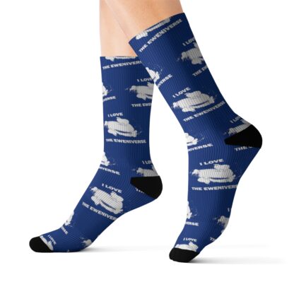 I LOVE THE EWENIVERSE Sublimation Socks - Image 5