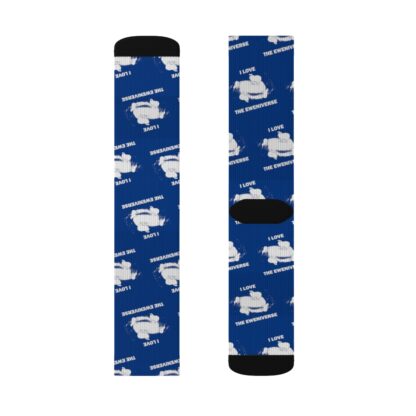 I LOVE THE EWENIVERSE Sublimation Socks - Image 7