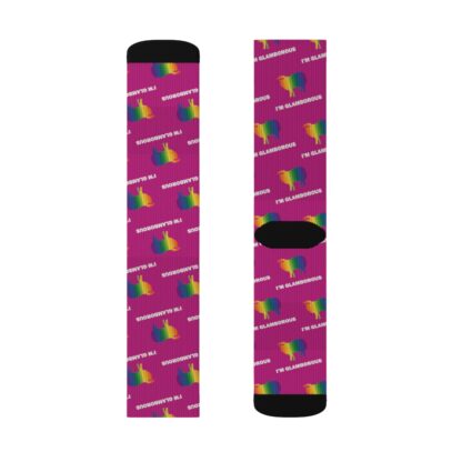 I'M GLAMBOROUS Sublimation Socks - Image 8