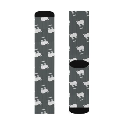 meh. Sheep Sublimation Socks - Image 7