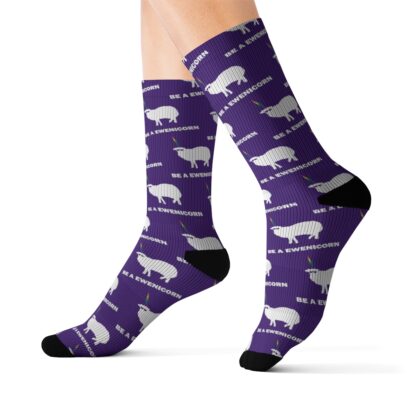 BE A EWENICORN Sublimation Socks - Image 5