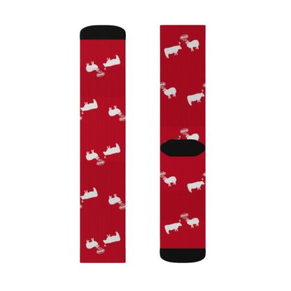 MOO Sheep Sublimation Socks - Image 7