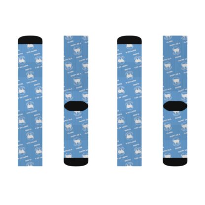 HAPPY AS A CLAMB Sublimation Socks - Image 2