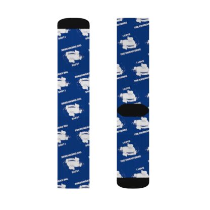 I LOVE THE EWENIVERSE Sublimation Socks - Image 4