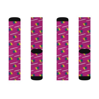 I'M GLAMBOROUS Sublimation Socks - Image 2