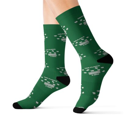 THIS PLACE IS A ZEWE Sublimation Socks