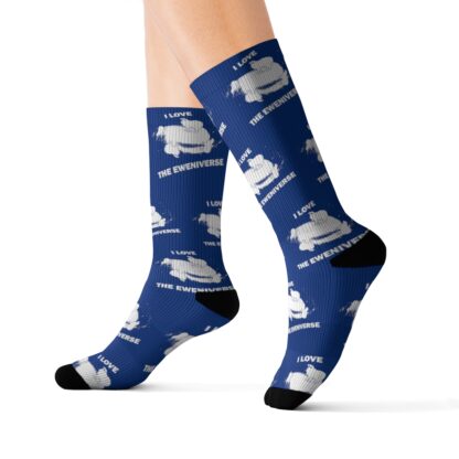 I LOVE THE EWENIVERSE Sublimation Socks - Image 9