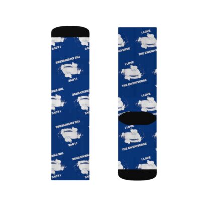 I LOVE THE EWENIVERSE Sublimation Socks - Image 12