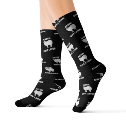 CATCH EWE LATER Sublimation Socks - Image 9