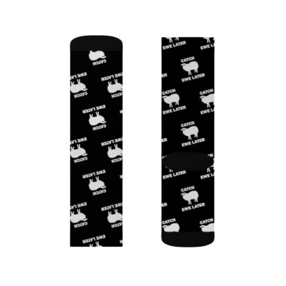 CATCH EWE LATER Sublimation Socks - Image 11