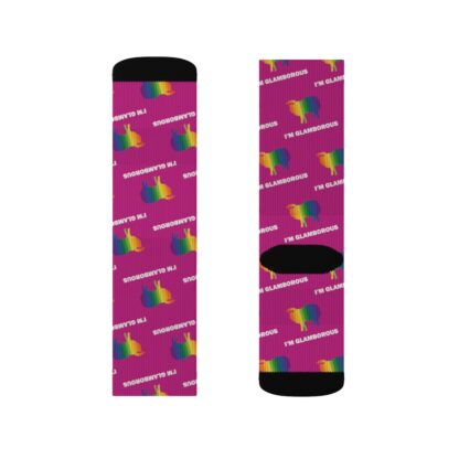 I'M GLAMBOROUS Sublimation Socks - Image 11