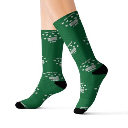 THIS PLACE IS A ZEWE Sublimation Socks - Image 9