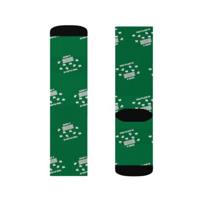 THIS PLACE IS A ZEWE Sublimation Socks - Image 11