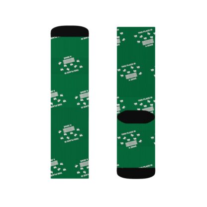 THIS PLACE IS A ZEWE Sublimation Socks - Image 12