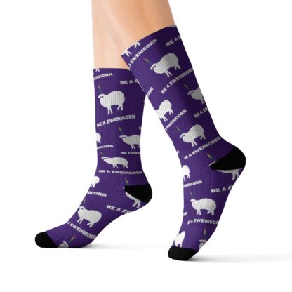 BE A EWENICORN Sublimation Socks - Image 9